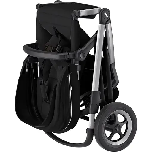 Детская коляска с люлькой Thule Sleek Midnight Black (TH 11000007) - фото 4