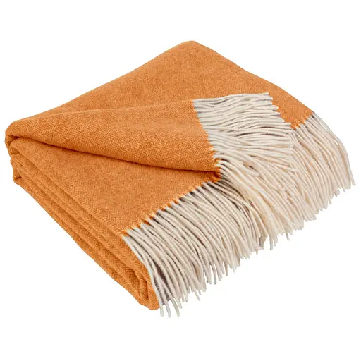 Плед Love You 100% вовна 140х200 см гірчичний (6061) - фото 1