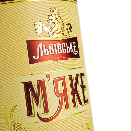 Пиво Львівське М'яке світле 4.2% 0.9 л - фото 4