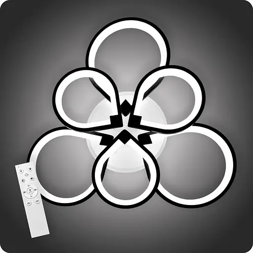 Люстра світлодіодна 517 Light 3color з пультом 198Вт Чоний (01258) - фото 2