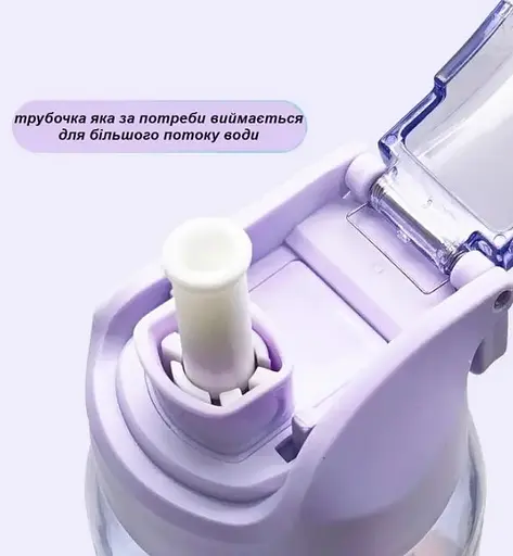 Пляшка для води Casno 1000 мл KXN-1247 Чорна (KXN-1247_Black) - фото 6