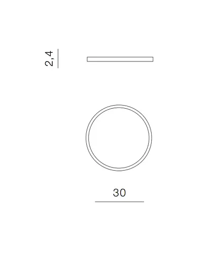 Світильник стельовий Azzardo AZ5365 Panka LED 1x24W 2800K/4000K/6000K 2880Lm IP40 білий - фото 2