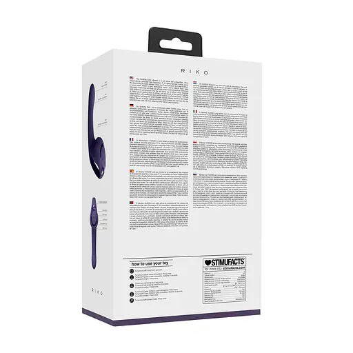 Вібратор для точки G Vive Riko 20.1 см фіолетовий - фото 12