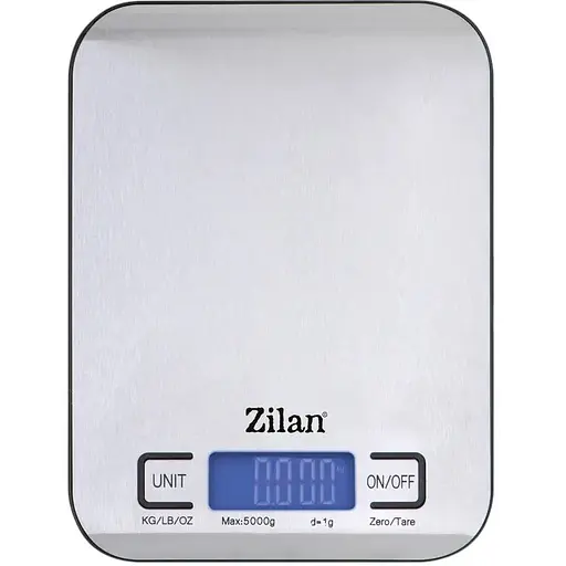 Кухонні ваги Zilan ZLN2984 до 5 кг з платформою з нержавіючої сталі