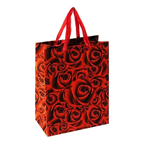 Пакет Червона троянда 18х10х23 см - фото 1