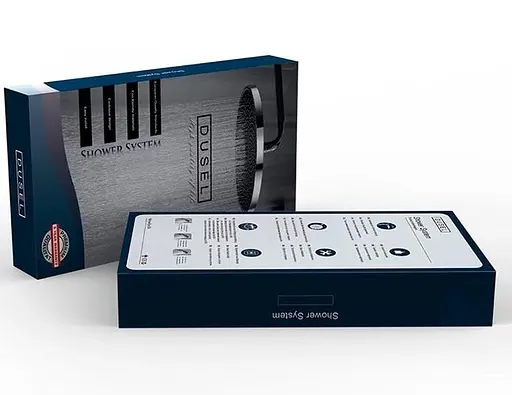 Душова система Dusel Dallas Chrome (273307000), Хром - фото 5