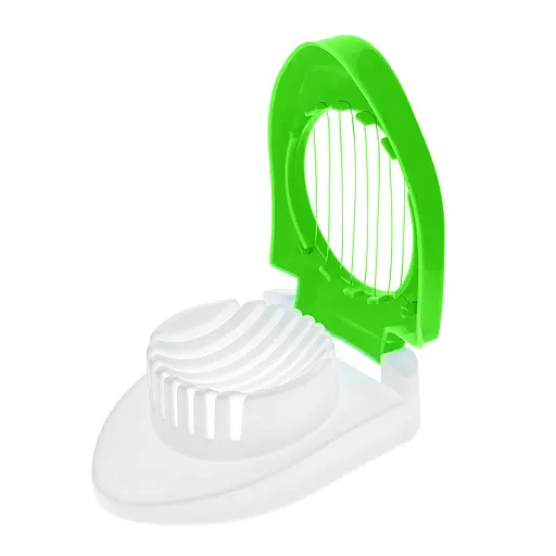 Яйцерізка овочерізка для нарізування слайсами, соломкою й кубиками яєць овочів грибів MagicKitchen, Kitchen Master Салатовий 85070 - фото 2