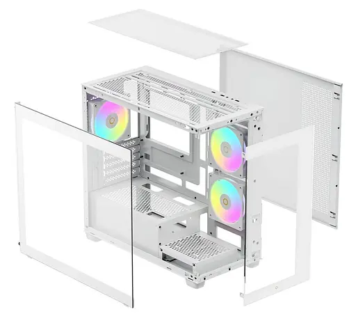 Корпус OCYPUS GAMMA C52 WH ARGB (GAMMA-C52-WHD300XX-GL) без блока питания - фото 8