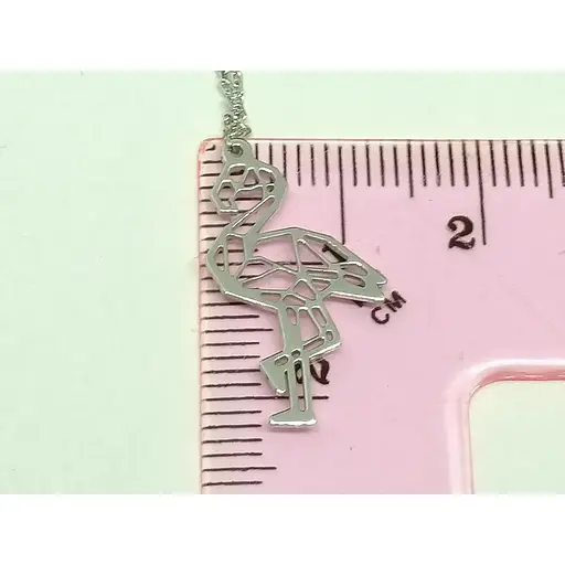 Срібне кольє Qvaliz Фламінго. 90801128 - фото 4