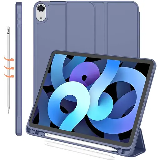 Чохол-книжка CDK Еко-шкіра силікон Smart Case cлот cтилус для Apple iPad Air 10.9" 4gen 2020 (015026) lavender
