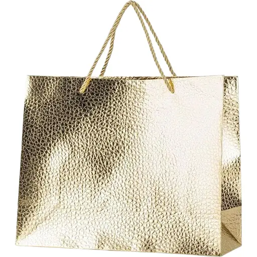 Пакет подарунковий Золотий PY031938 Золотий - фото 1