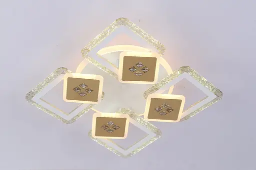 Люстра светодиодная VALESO V K39940-4 4 1 WT gold с пультом - фото 4