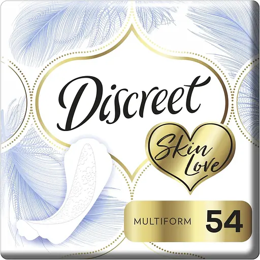 Уценка. Прокладки ежедневные гигиенические Discreet Multiform Skin Love 54 шт.