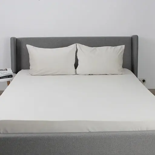 Простыня ТЕП Velour с резинкой светло-серая, 180 x 200 (2-04824_34181) - фото 1