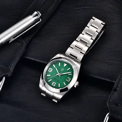 Наручные часы мужские PD-1692 Silver-Green Pagani Design acs0031126 - фото 4