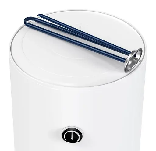 Водонагрівач електричний Aquatronic, 2 кВт, сухий ТЕН, 50 л універсальний, циліндричний, білий (Round D504620 B4) - фото 6