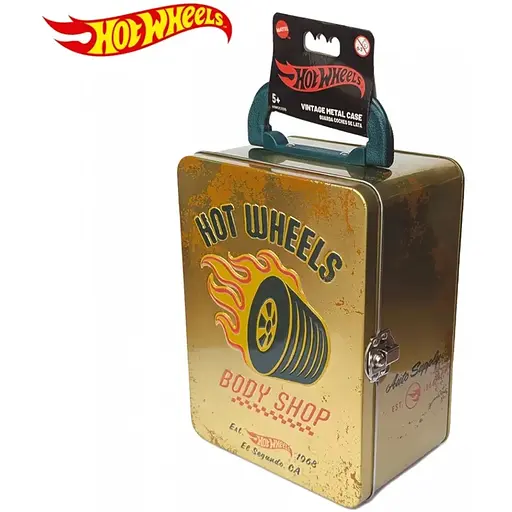 Контейнер Hot Wheels для 18 машинок вінтажний золотистий (HWCC22G)