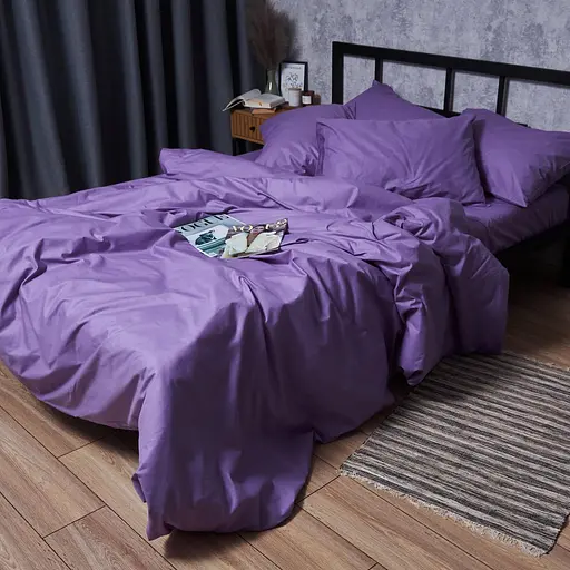 Комплект постільної білизни Moon&Star Бязь Gold Люкс Violet Charm Полуторний 143х210 наволочки 4х50х70 - фото 8