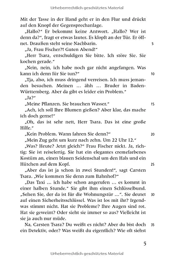Die Angst und der Tod, Carsten Tsara macht sich Sorgen - Buch B1 - фото 3