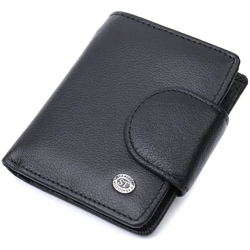 Кожаный женский кошелек ST Leather 10х11.2х1.5 см acs0029439 - фото 1