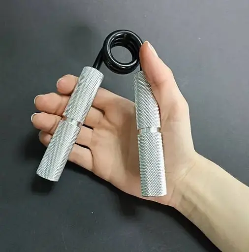 Еспандер-ножиці PowerPlay алюмінієвий 4322 (68 кг) Hand Grip Срібний (PP_4322_68kg) - фото 4