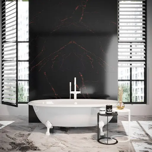 Ванна окремостояча глянцева Amdcon Olmpa 180x90 біла з литого каменю білі ніжки OLMPA_180_nzhk_HL Білий - фото 3