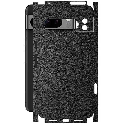 Защитная пленка StatusSKIN для Google Pixel 8 Pro Корпус Винил Кожа черная - фото 1