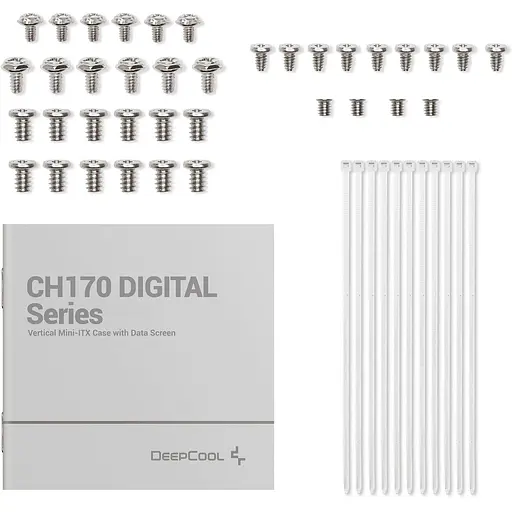 Корпус Deepcool CH170 Digital White без БП (R-CH170-WHNPI0D-G-1) - фото 12