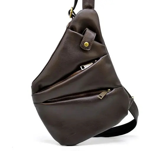 Кожаная сумка-слинг Tarwa 23х28х4 см sum0025601 - фото 1