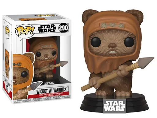 Фігурка Funko Pop Star Wars Зоряні Війни Wicket W. Warrick Евок Уистрі Уікет 10см SW WW290 - фото 4