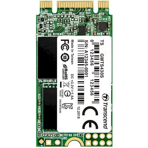 Накопитель SSD Transcend m.2 sata 512GB (TS512GMTS430S) - фото 1