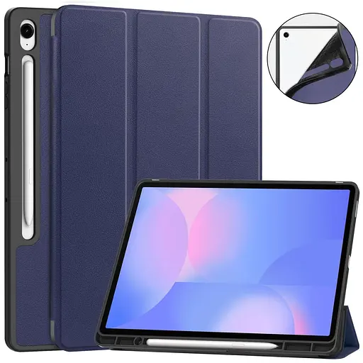 Чохол SlimTPU Active Pen Samsung Galaxy Tab S10 FE+ Plus 13.1 SM-X626 SM-X620 Синій