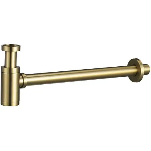 Сифон для умивальника Imex PVD матове золото SCL002/OC, Золотий - фото 1