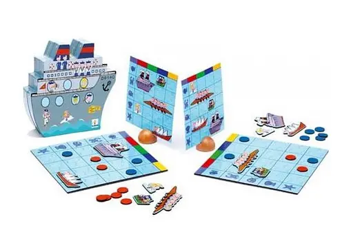 Настольная игра Djeco Морской бой (дерево) (Naviplouf) (DJ05270) - фото 5