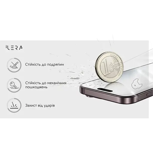 Захисне скло iLera Infinity Glass 2.0 для Apple iPhone 17 Pro Max (ILin17PrMx) [144448] - фото 10