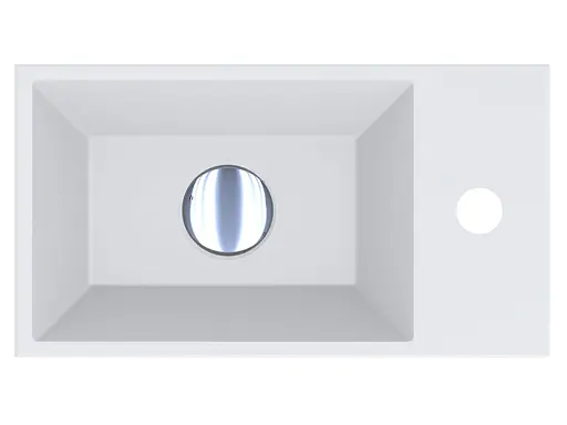 Умивальник Miraggio Copper 400 mirasoft 0001066, Білий матовий - фото 4