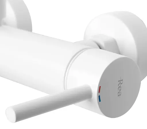 Смеситель для ванны Rea Lungo white настенный REA-B8030 Белый - фото 3