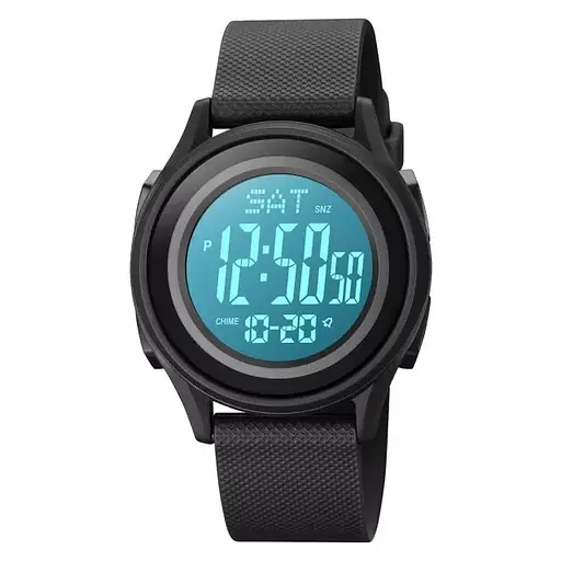 Наручний годинник чоловічий Skmei 1733 Black White, 1733BKWT (18460) - фото 3