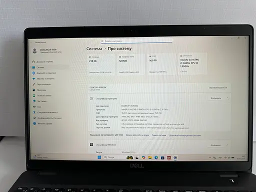 Ноутбук Dell Latitude 5500 15.6" (i7-8665U / 16GB / SSD 256GB / 1920x1080 IPS) Refurbished - фото 4