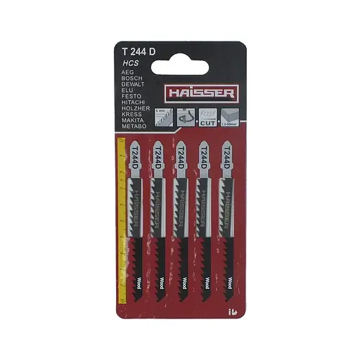 Набор пильных полотен Haisser Т244D 75 мм 5 шт. (16574)