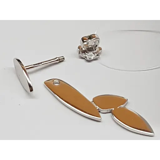 Серебряные пуссеты Qvaliz. 902-00910 - фото 5