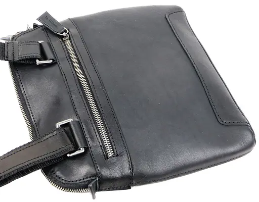 Мужская кожаная сумка на плечо Mykhail Ikhtyar 23х23х3,5 см sum0023008 - фото 7