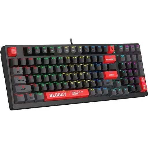 Клавиатура Bloody A4Tech S98 USB RGB Black Red) (S98 Red)) - фото 5