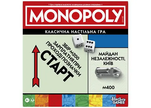 Настільна гра Hasbro Класична Монополія. Україна (Monopoly Ukraine) (укр.) (G0009) - фото 2
