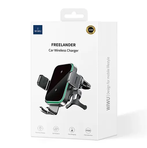 Холдер Wiwu CH-313 Car Mount Чорний - фото 2