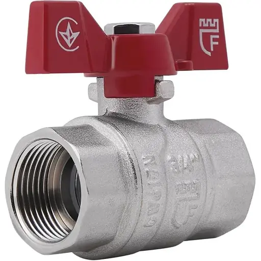 Кран кульовий SD Forte 3/4" ВР для води (метелик) SF602W20 - фото 1