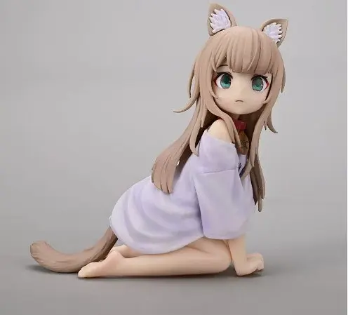 Коллекционная фигурка Кошка девочка Неко тян Cat girl Neko-chan 11 см F CG NC 11 - фото 2