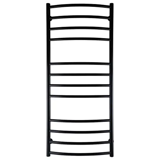 Полотенцесушитель UNIO LDE W 1200-500-12 BLK Лестница Дуга Элит черная (21553) - фото 1