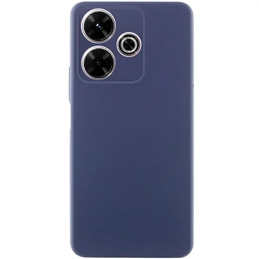 Чехол Getman TPU Liquid Silk Full Camera для Xiaomi Redmi 13 4G/Poco M6 4G Синий/Midnight Blue