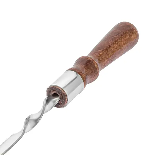 Набор шампуров из пищевой нержавеющей стали 62 см с деревянной лакированной ручкой (толщина 2 мм) 6 штук, Woodly 87495 - фото 10